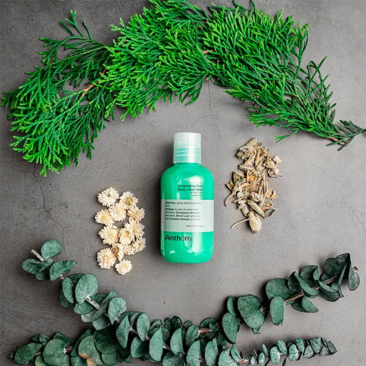 Belebendes Rush Hair & Body Wash, 100 ml.