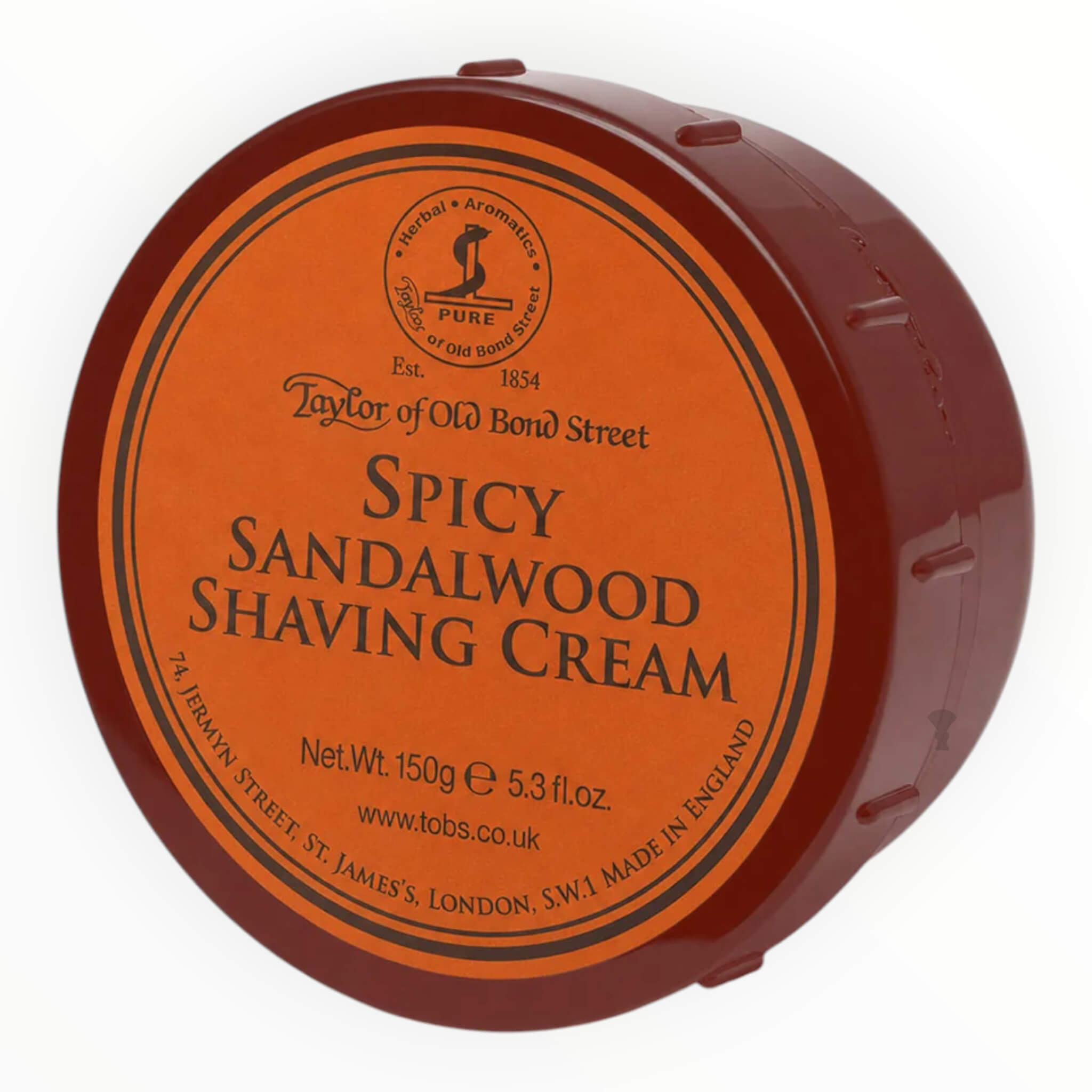 Taylor Of Old Bond Street Rasiercreme, Spicy Sandelholz, 150 g
