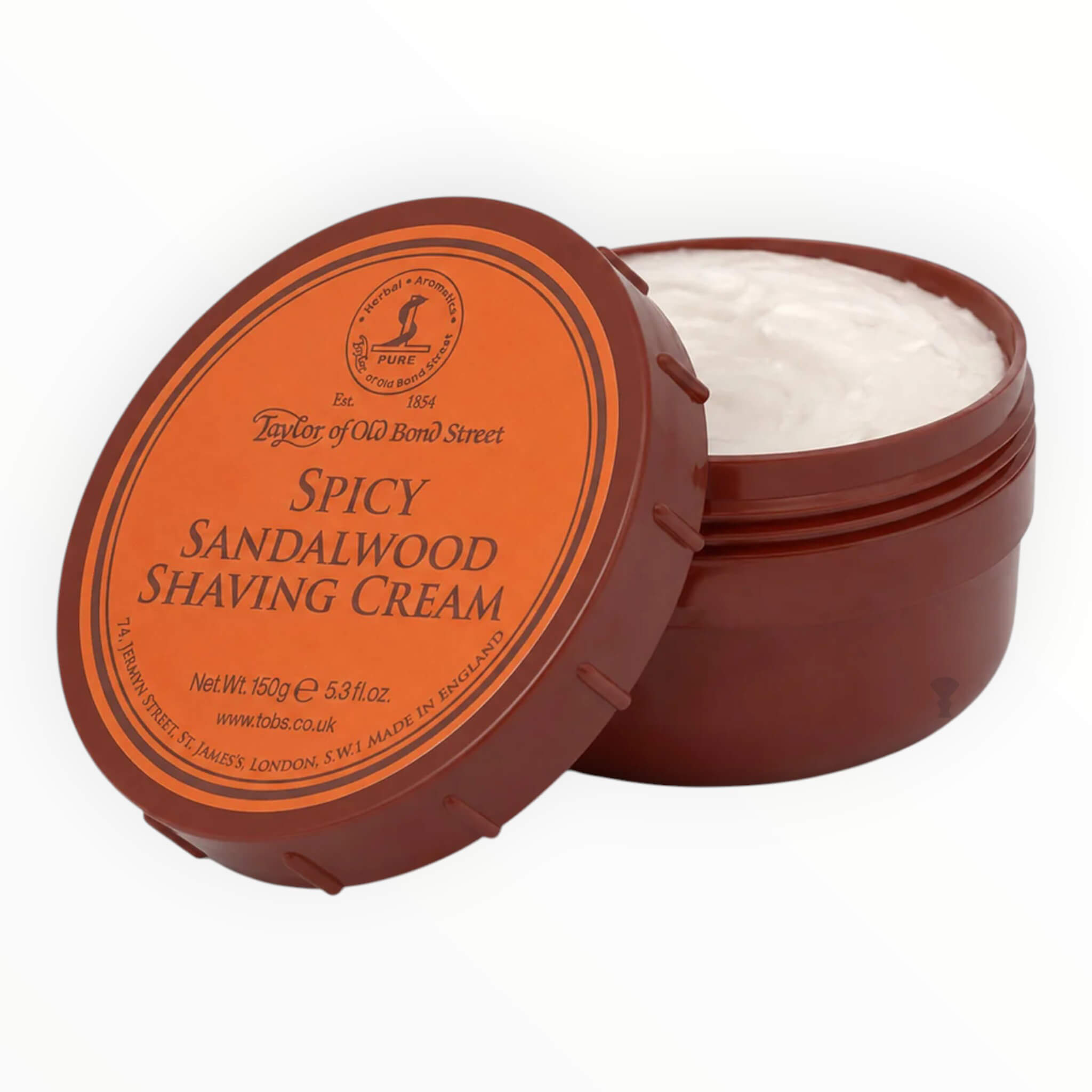 Taylor Of Old Bond Street Rasiercreme, Spicy Sandelholz, 150 g