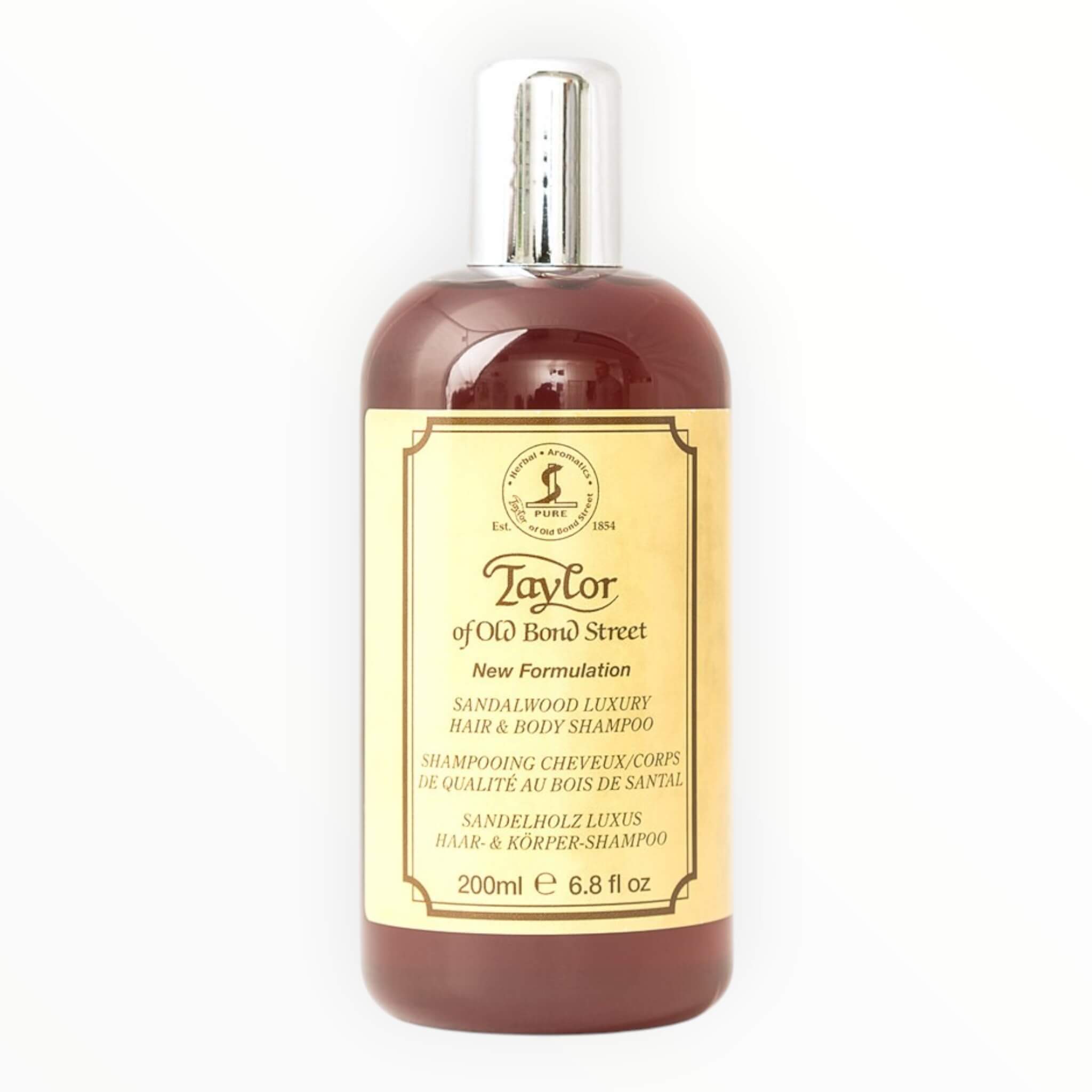 Shampoo für Haar und Körper, Sandelholz, 200 ml.