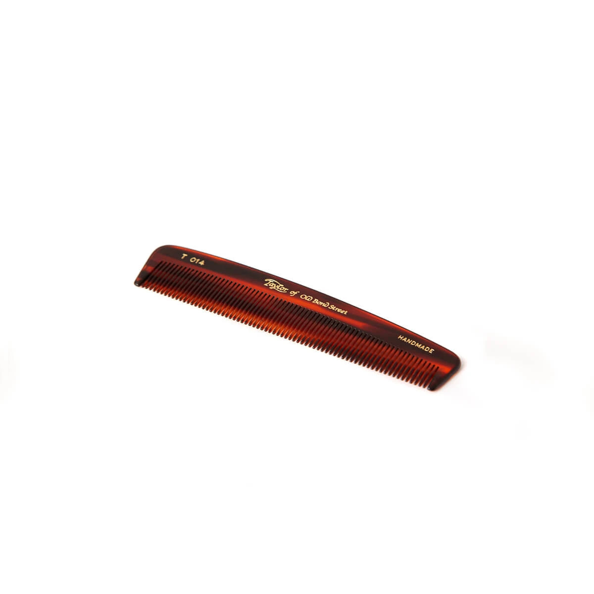 Taschenkamm mit feiner Zahnung, 12,5 cm.