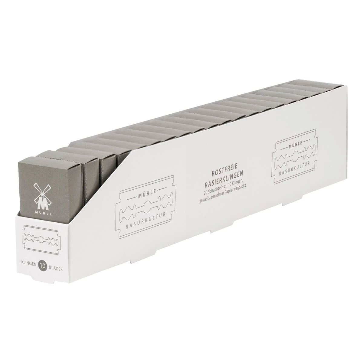 DE-Rasierklingen, 1 Stange, 20x10 Stück (200 Stück)