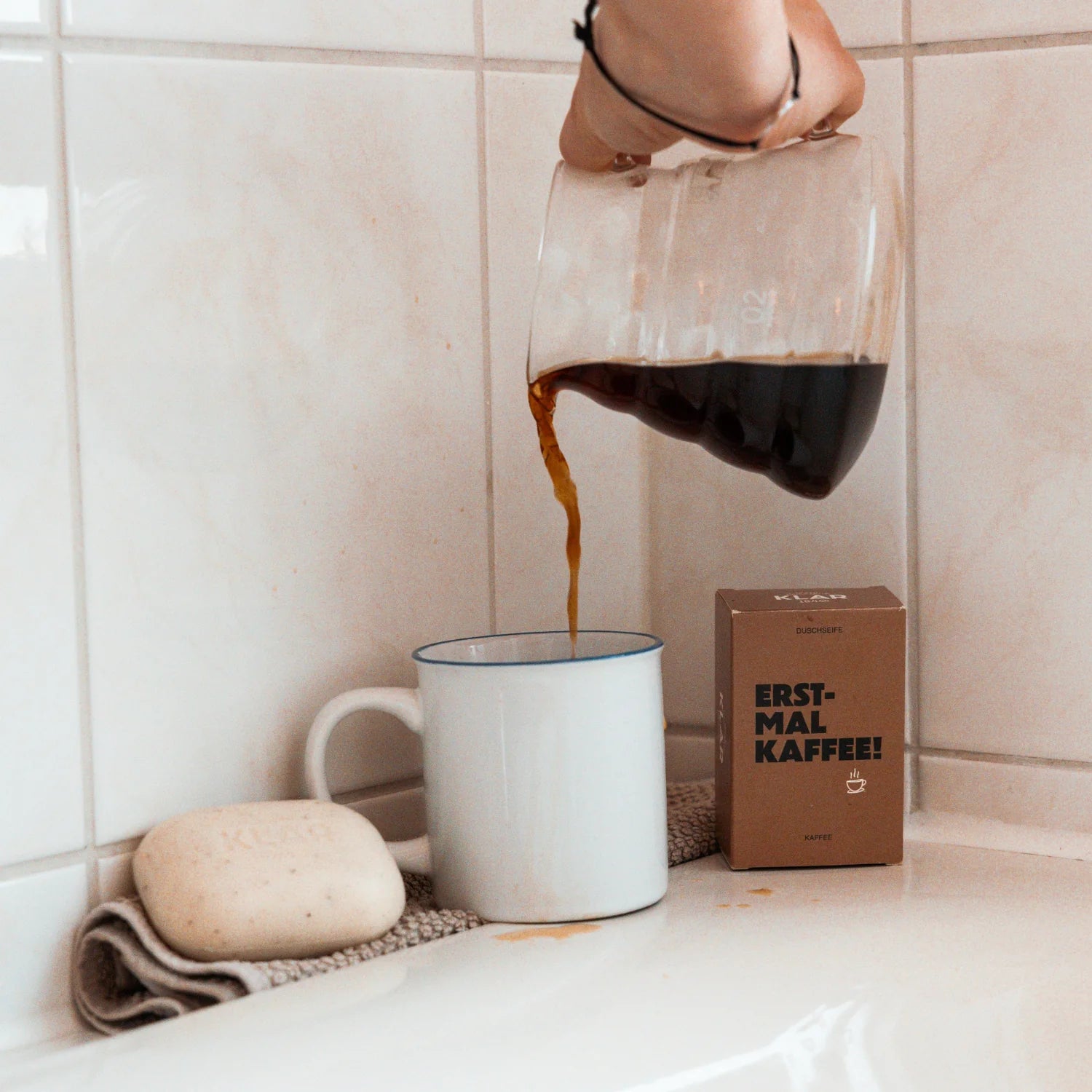 Badeseife für Körper & Hände, Kaffee, 135 gr.