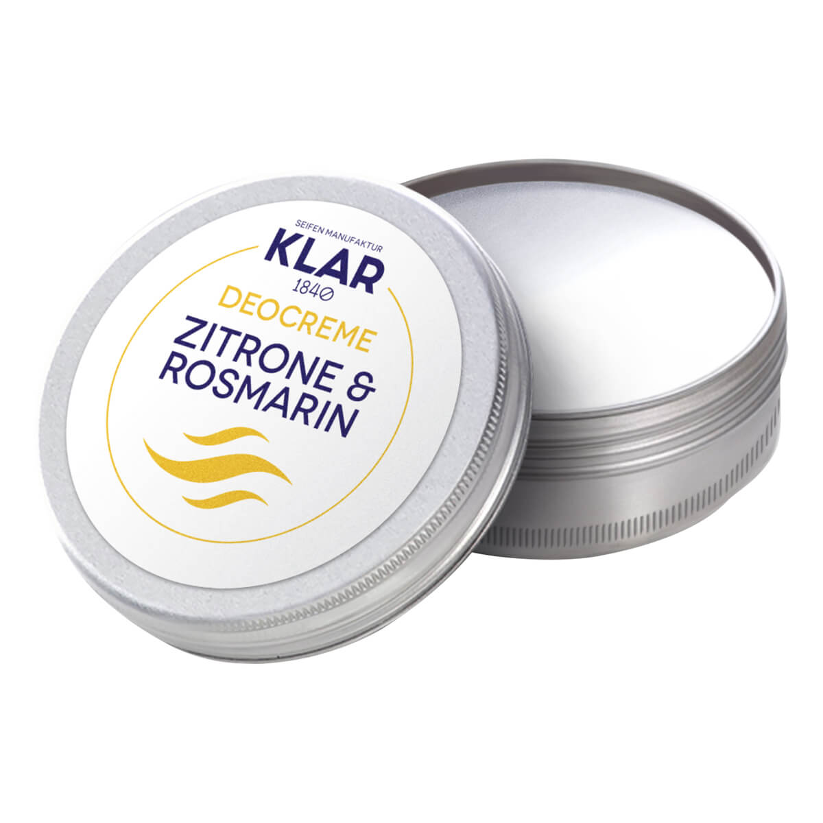 Deodorant Creme, Zitrone & Rosmarin, 65 ml.