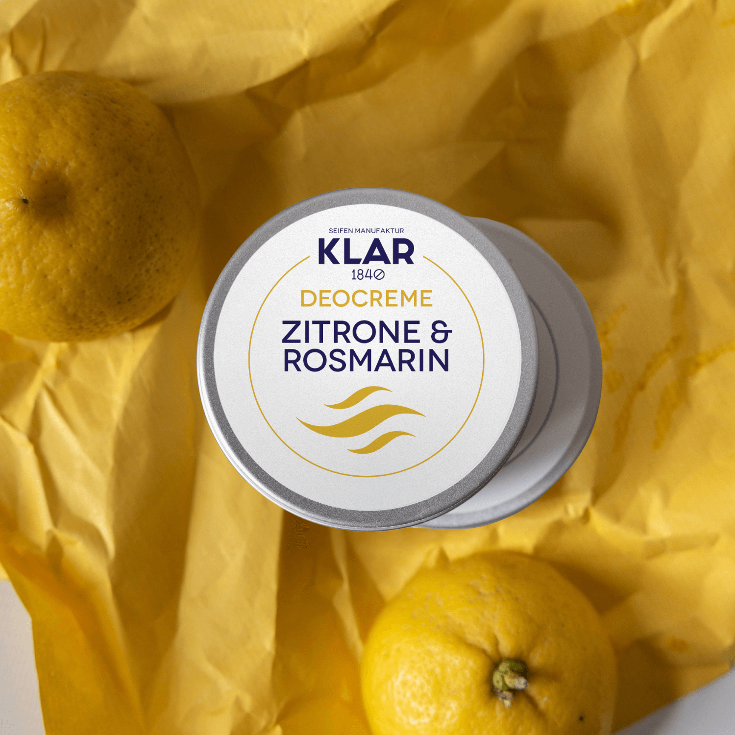 Deodorant Creme, Zitrone & Rosmarin, 65 ml.