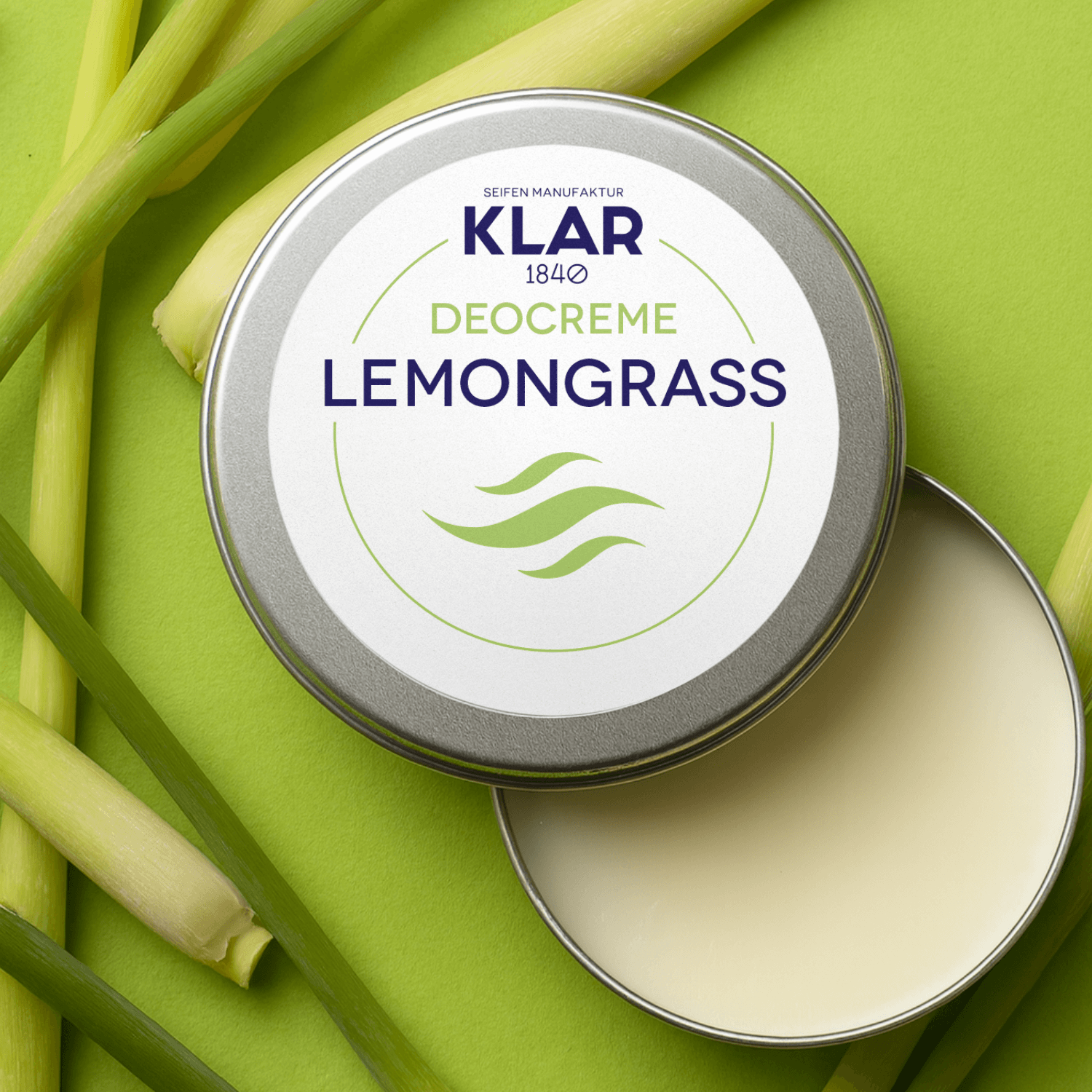 Deodorant Creme, Zitronengras, 65 ml.