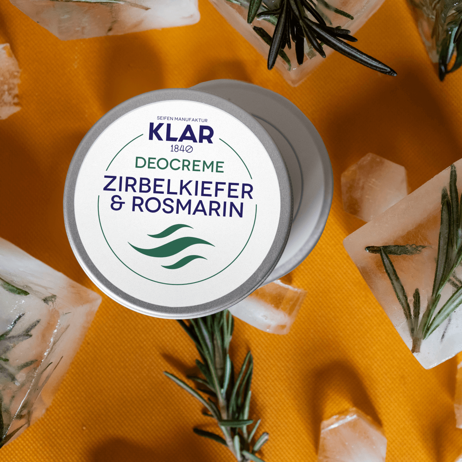 Deodorant Creme, Kiefer & Rosmarin, 65 ml.