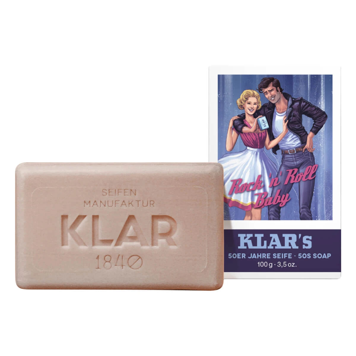 Seife, 50er Jahre Retro, Rock'n'Roll, 100 gr.