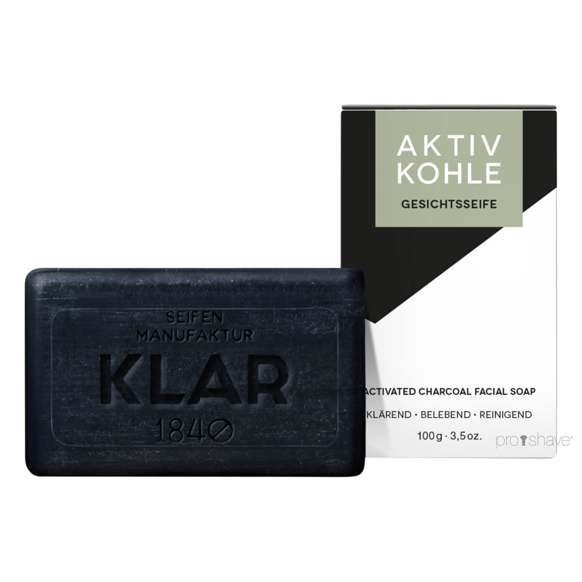 Seife, Aktivkohle, 100 gr.