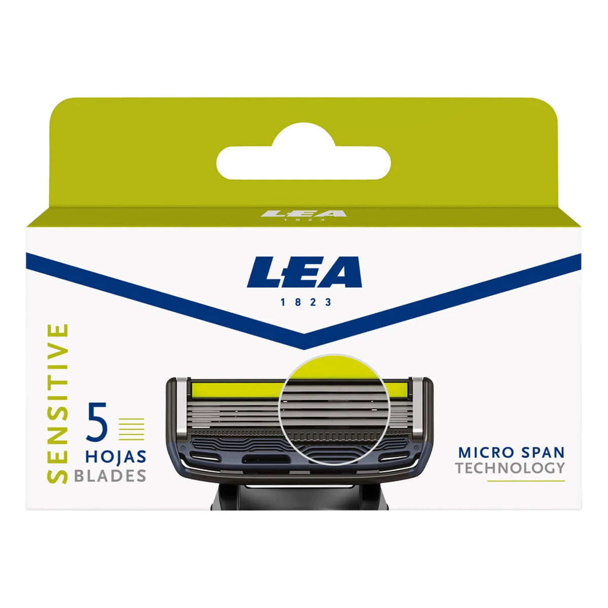 Sensitive 5, Kassette mit 4 Rasierklingen (5 Klingen)