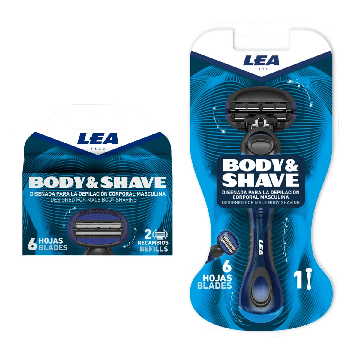 Body & Shave Set, Rasierhobel & Rasierklingen