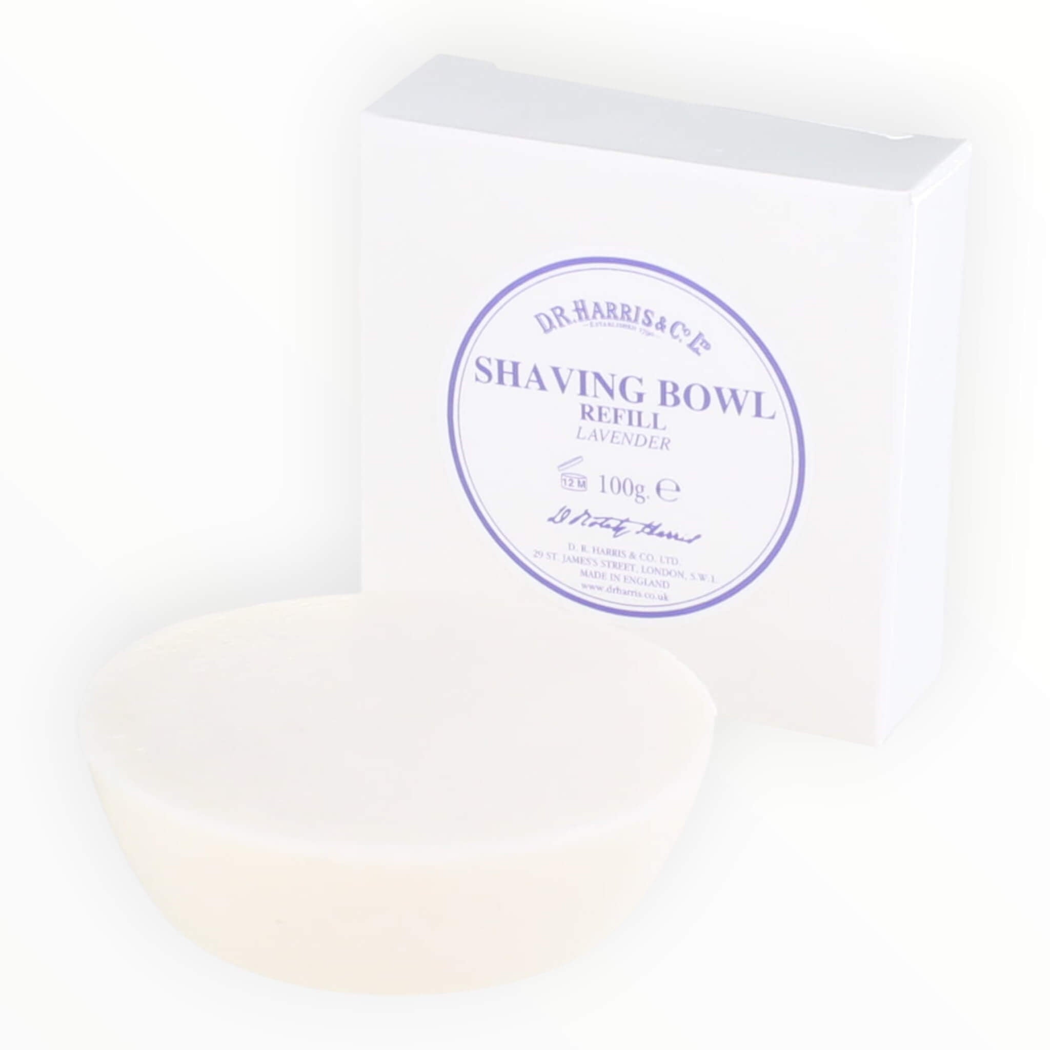 Lavendel-Rasierseife, Nachfüllpackung, 100 gr.