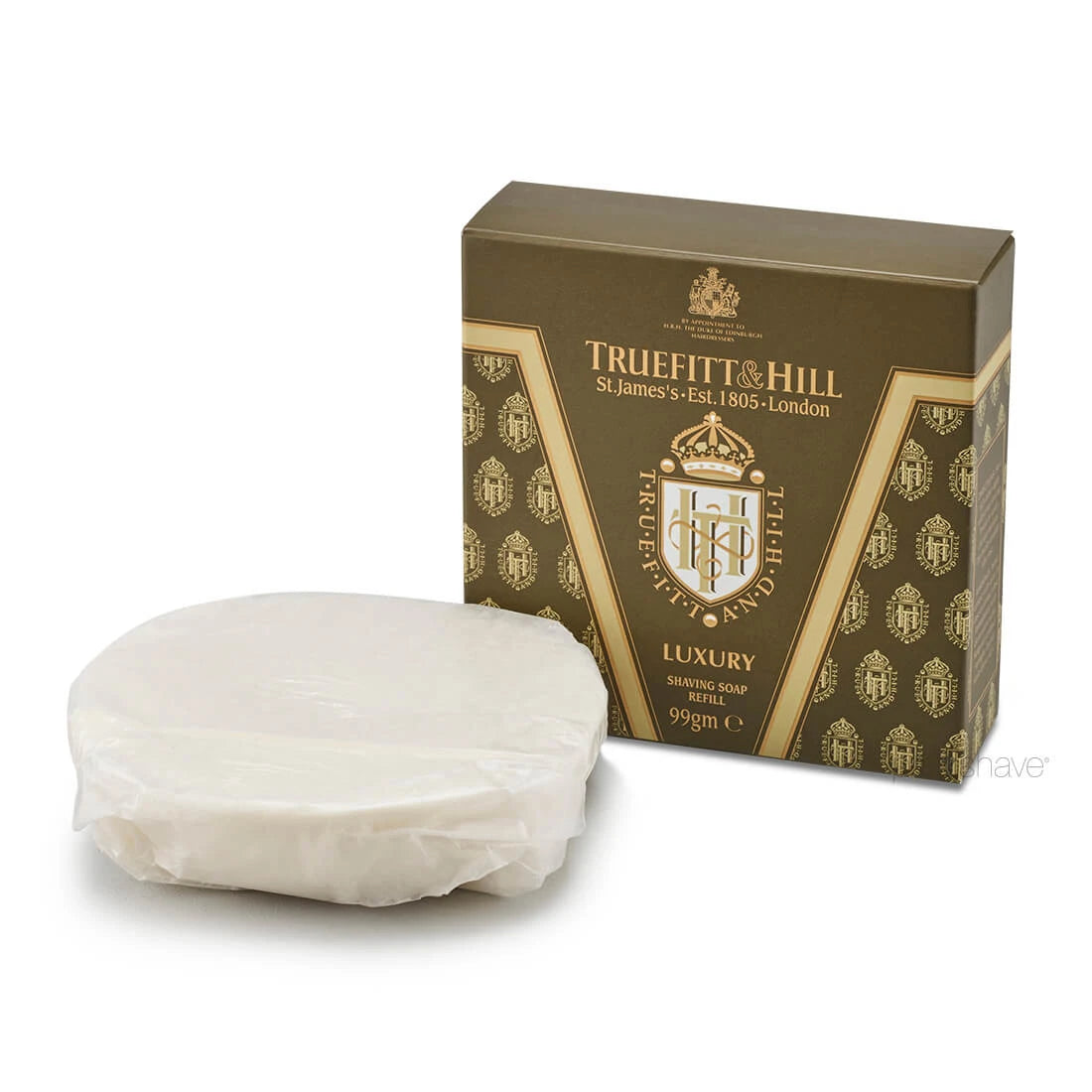 Rasierseife Nachfüllpackung, Luxury, 99 gr.