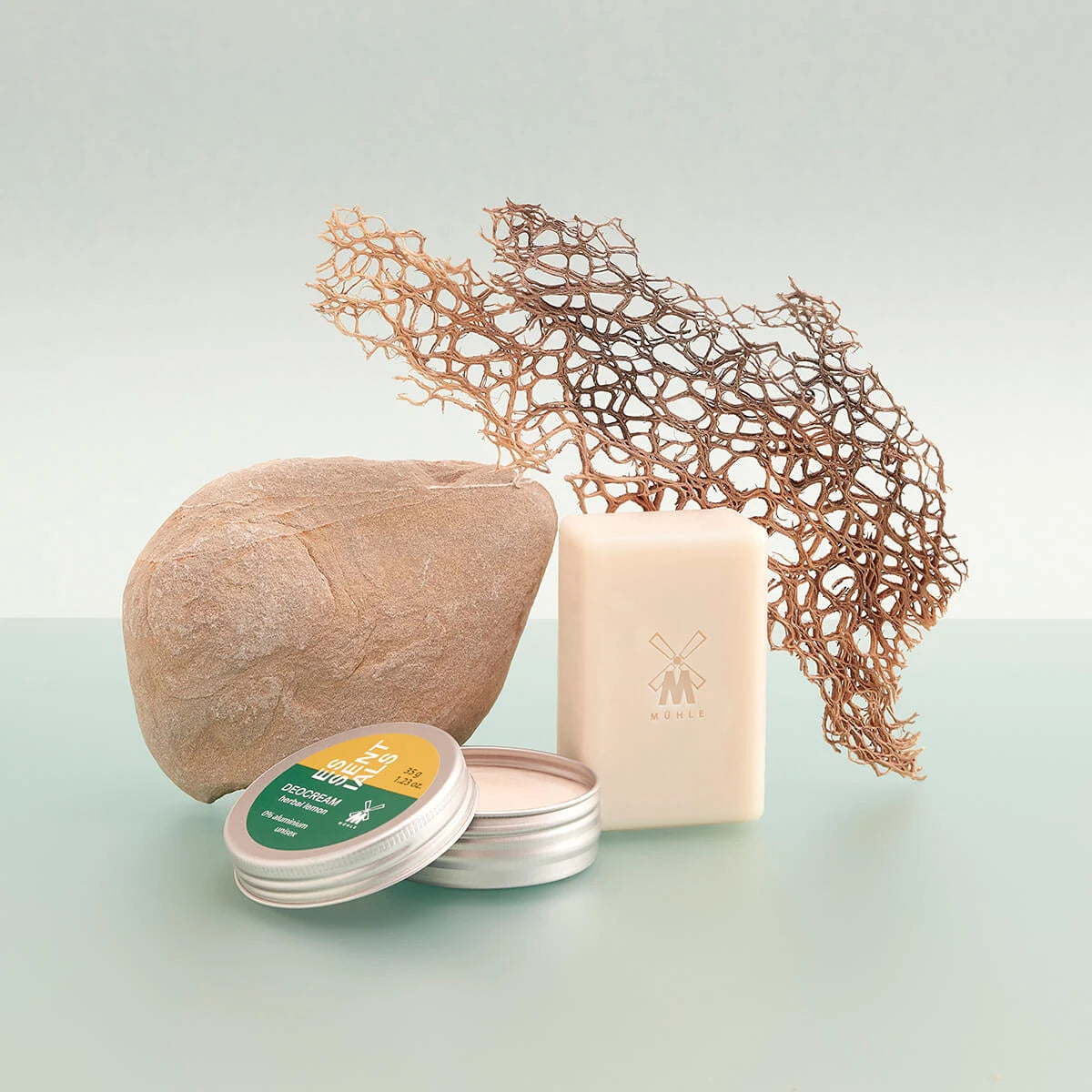 Deodorant Creme, Kräuter-Zitrone, Essentials, 35 gr.