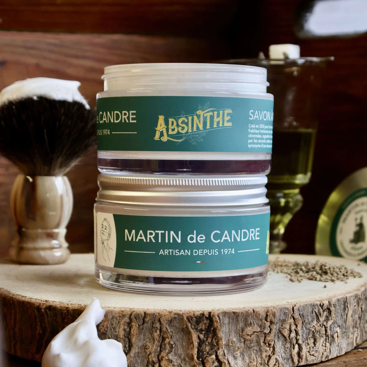 Rasierseife, Absinthe, 200 g.