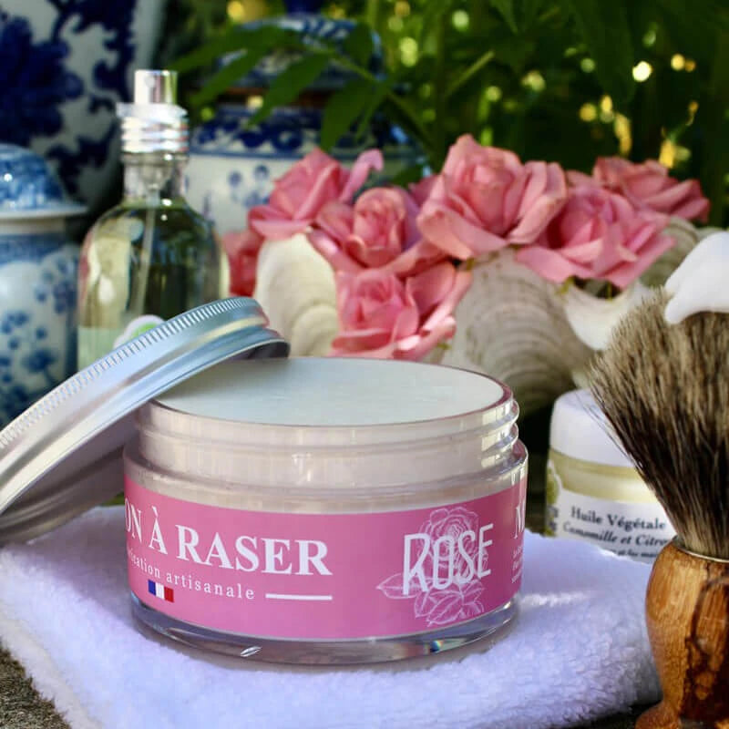 Rasierseife, Rose, 200 g.