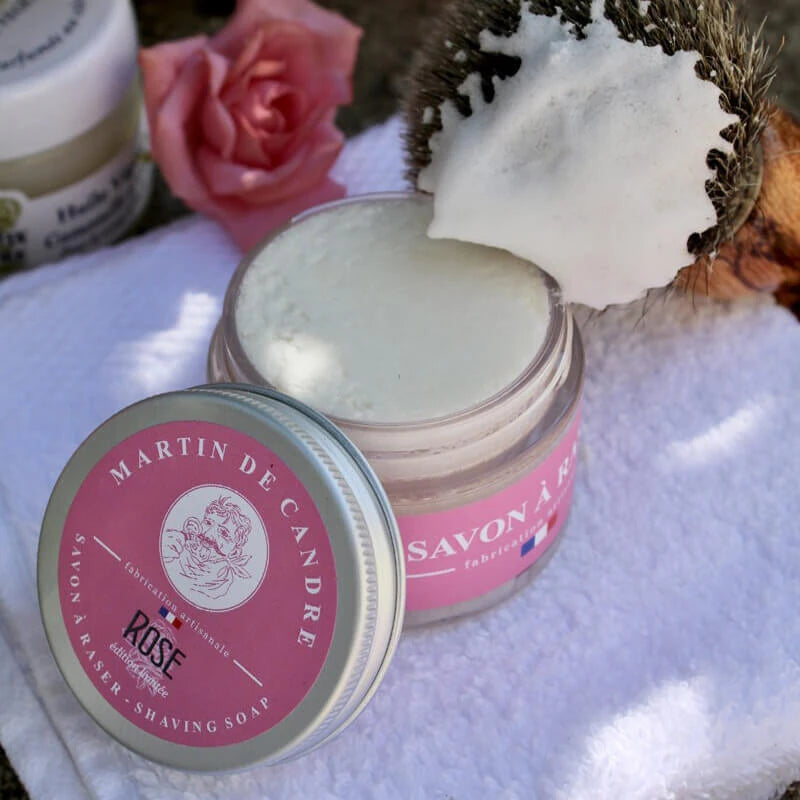 Rasierseife, Rose, 50 g.