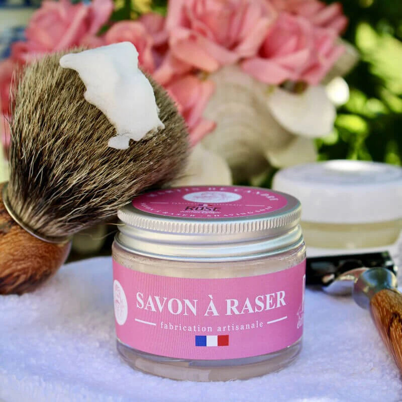 Rasierseife, Rose, 50 g.