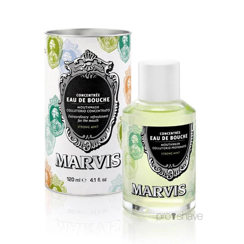 Mundspülung, Starke Minze, 120 ml.
