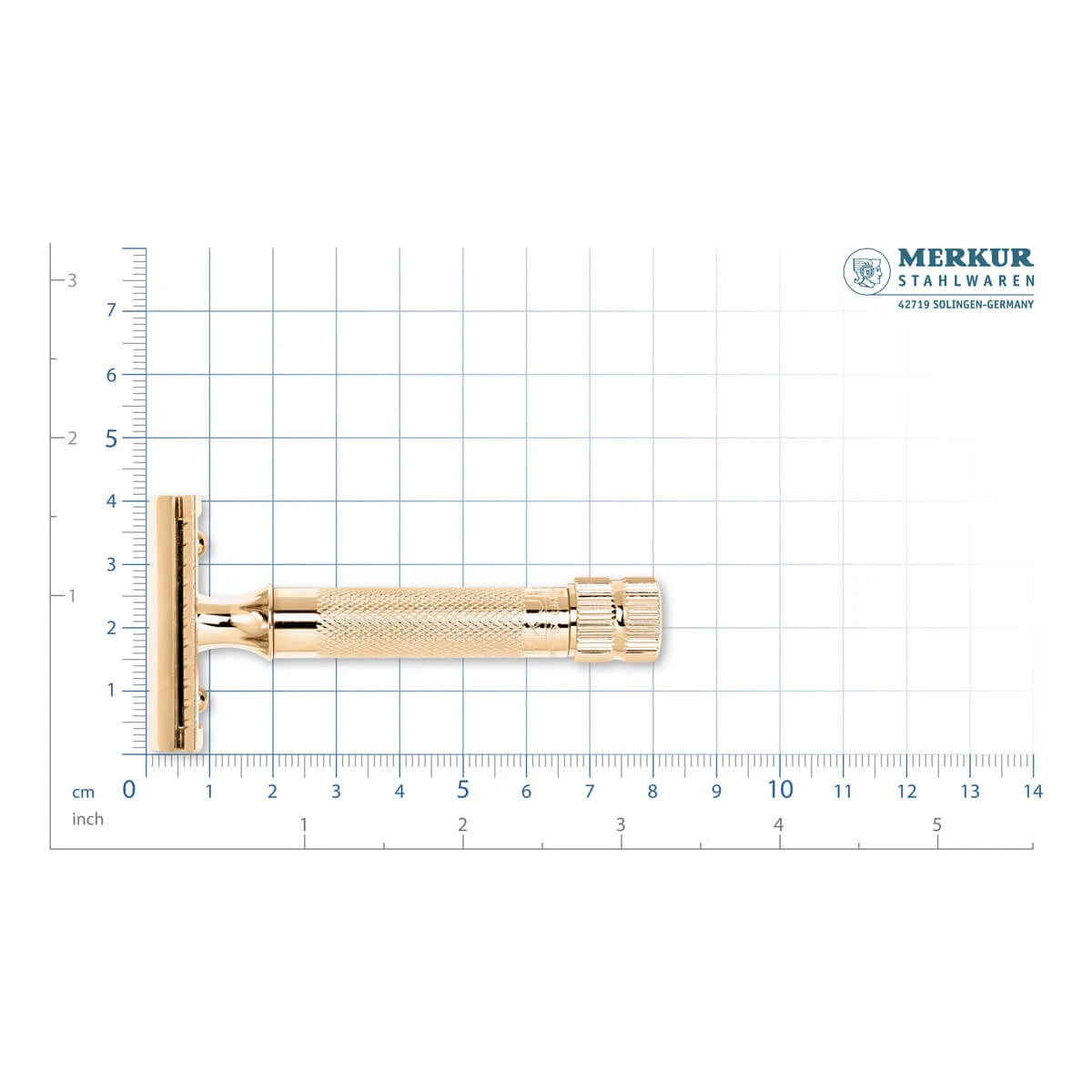 34G DE-Rasierhobel, Gold