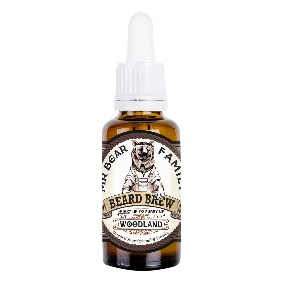 Bartöl, Bartbräuöl, Woodland, 30 ml.
