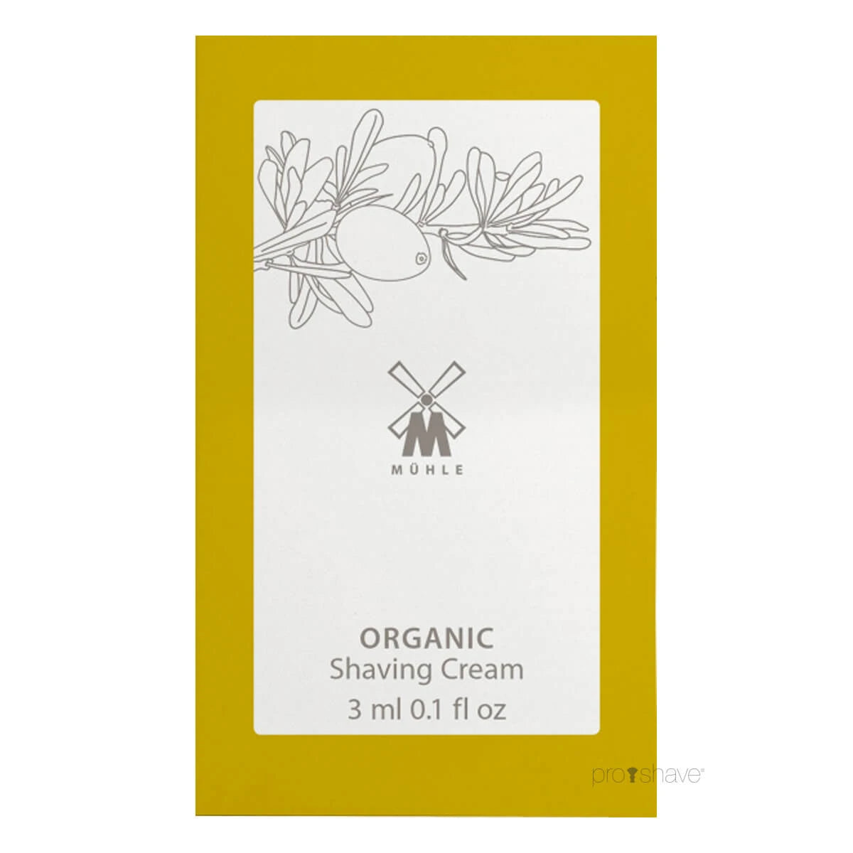 Organic Rasiercreme, PROBE
