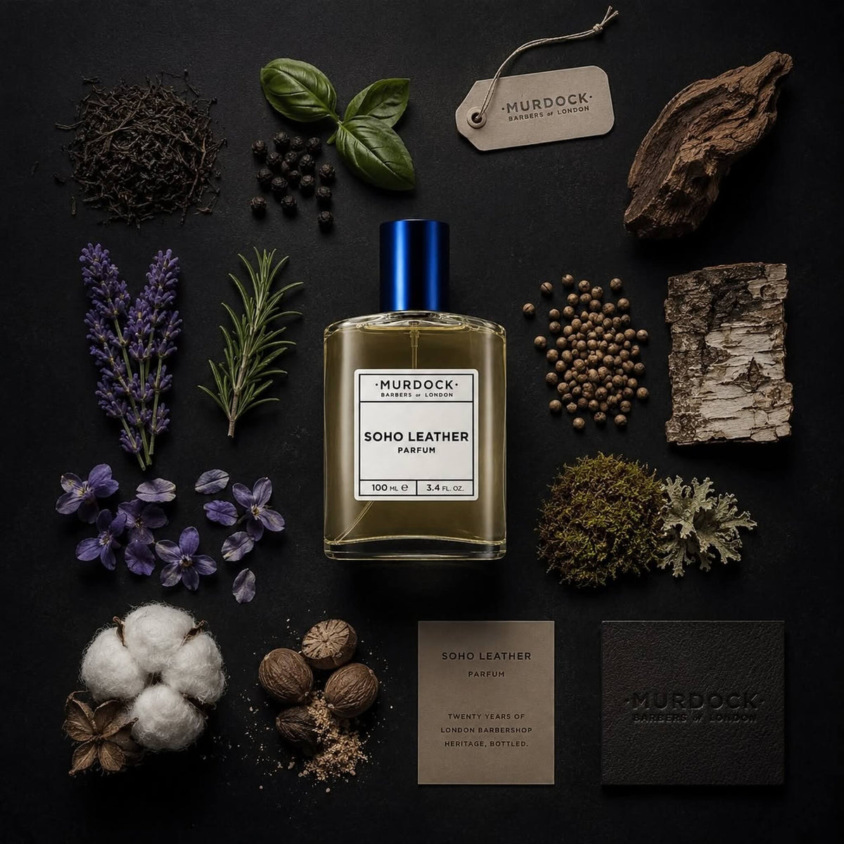 London Cologne, Soho Leather, 50 ml.