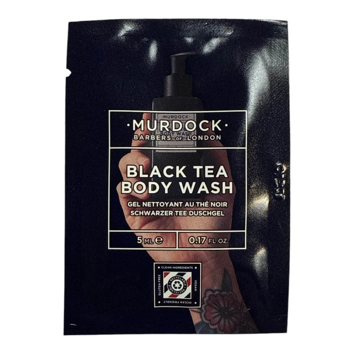 Duschgel, Black Tea, Probe, 5 ml.