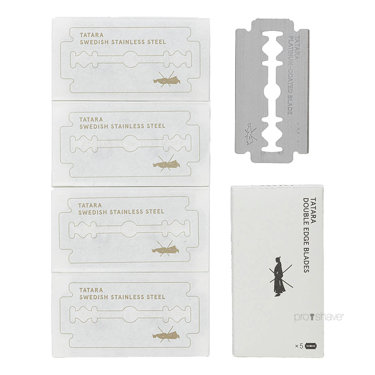 Platin DE-Rasierklingen, 1 Stange, 20x5 Stück (100 Stück)