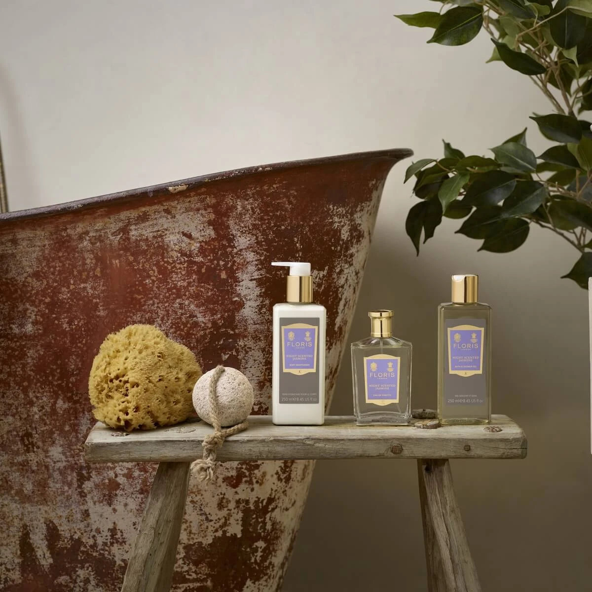 Night Scented Jasmine, Bade- und Duschgel, 250 ml.