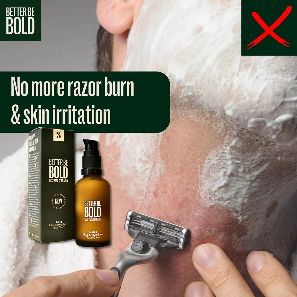 Best Face Scenario, 2in1 Aftershave Balsam & Gesichtscreme, 50 ml.