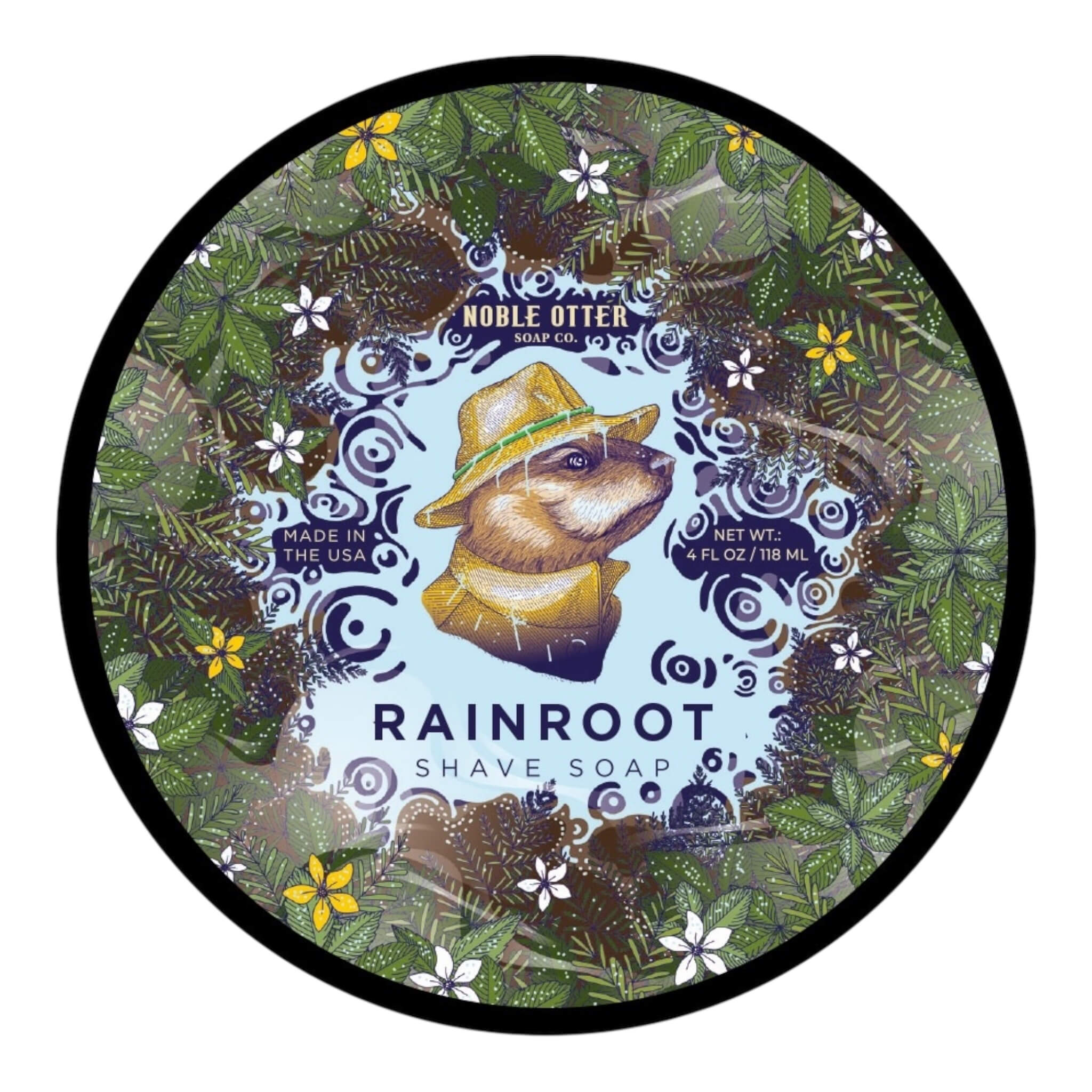 Rasierseife, Rainroot, 118 ml.