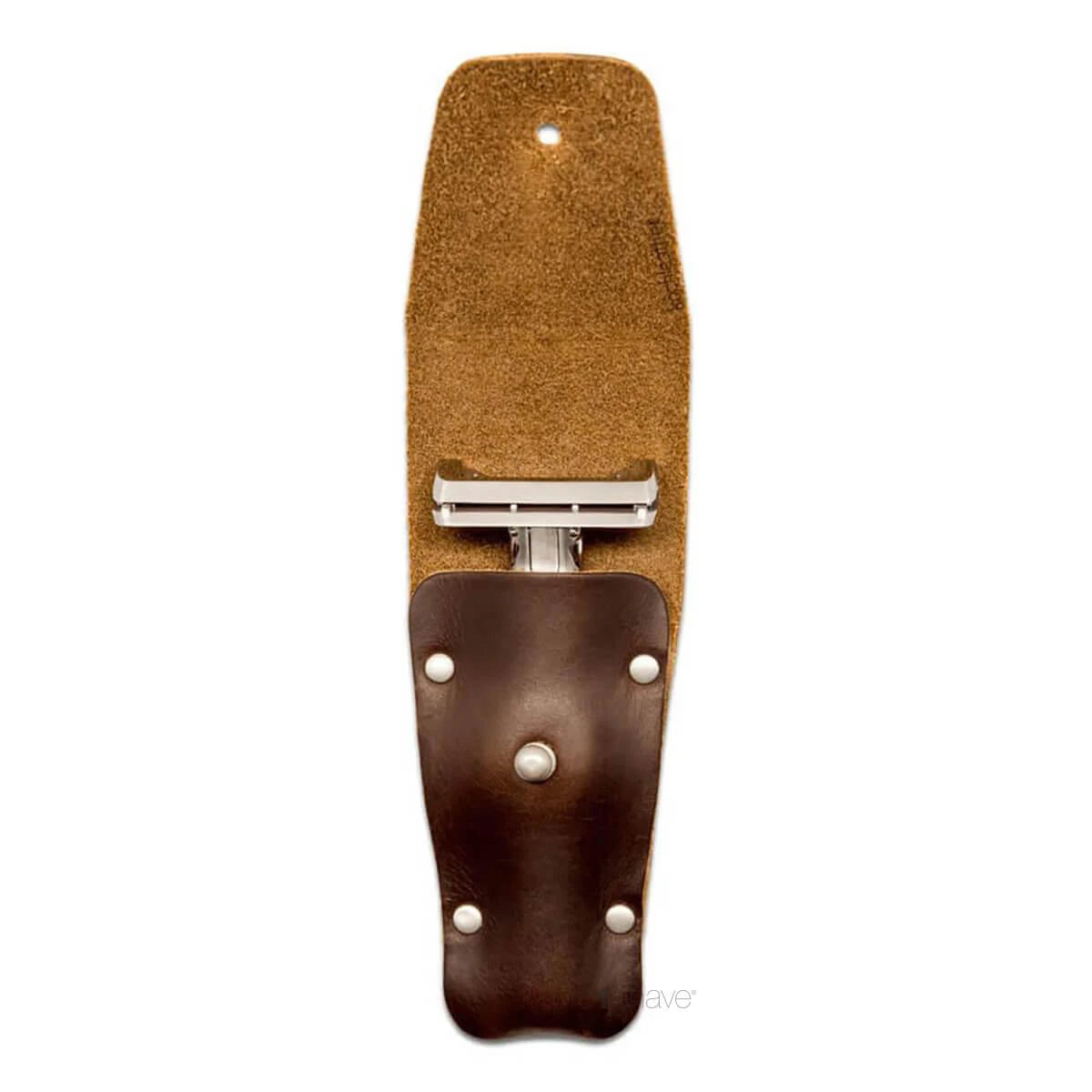 Etui für DE-Rasierhobel, braun