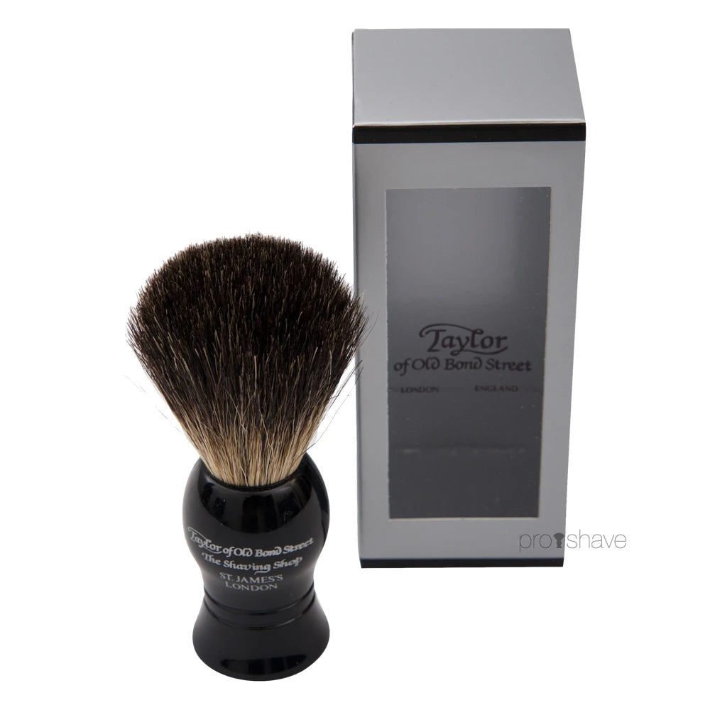Rasierpinsel, Pure Badger, Starter, M, Schwarz