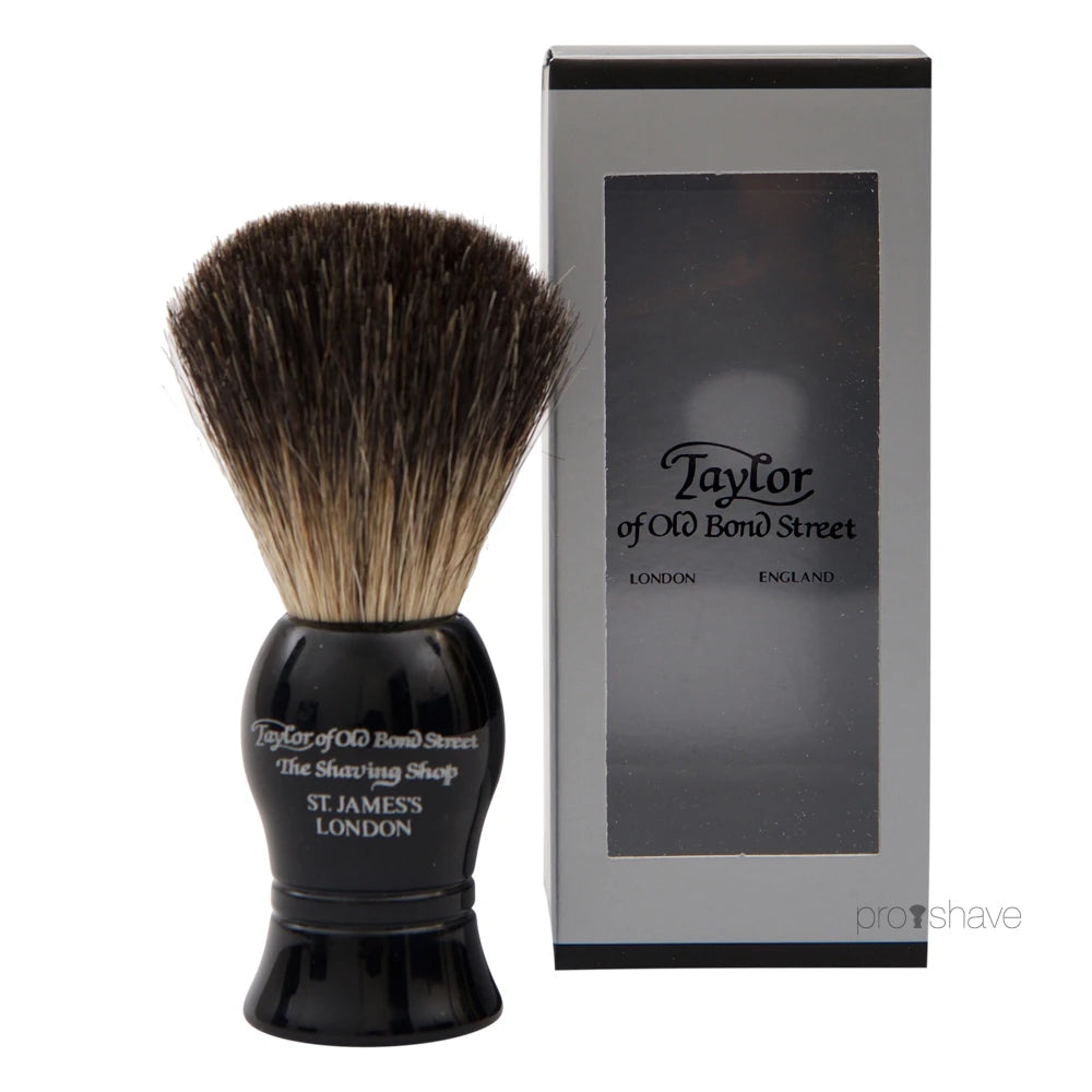 Rasierpinsel, Pure Badger, Starter, M, Schwarz