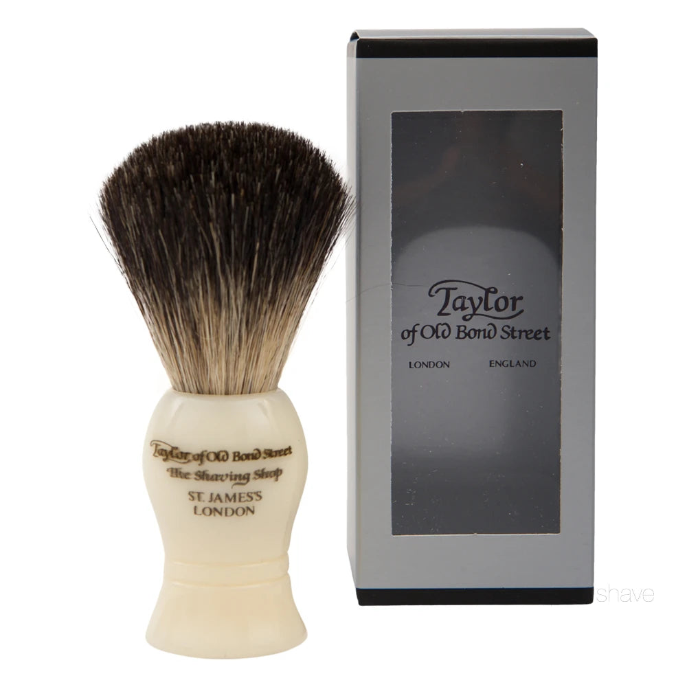 Rasierpinsel, Pure Badger, Starter, M, Elfenbein