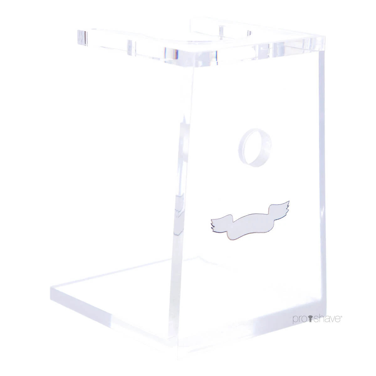 Rasierpinsel-Halter, klar, Str. Groß