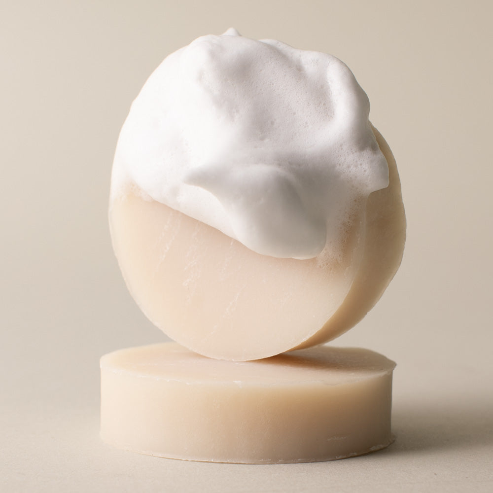 Rasierseife, ohne Duftstoffe, 2 x 42,5 g.