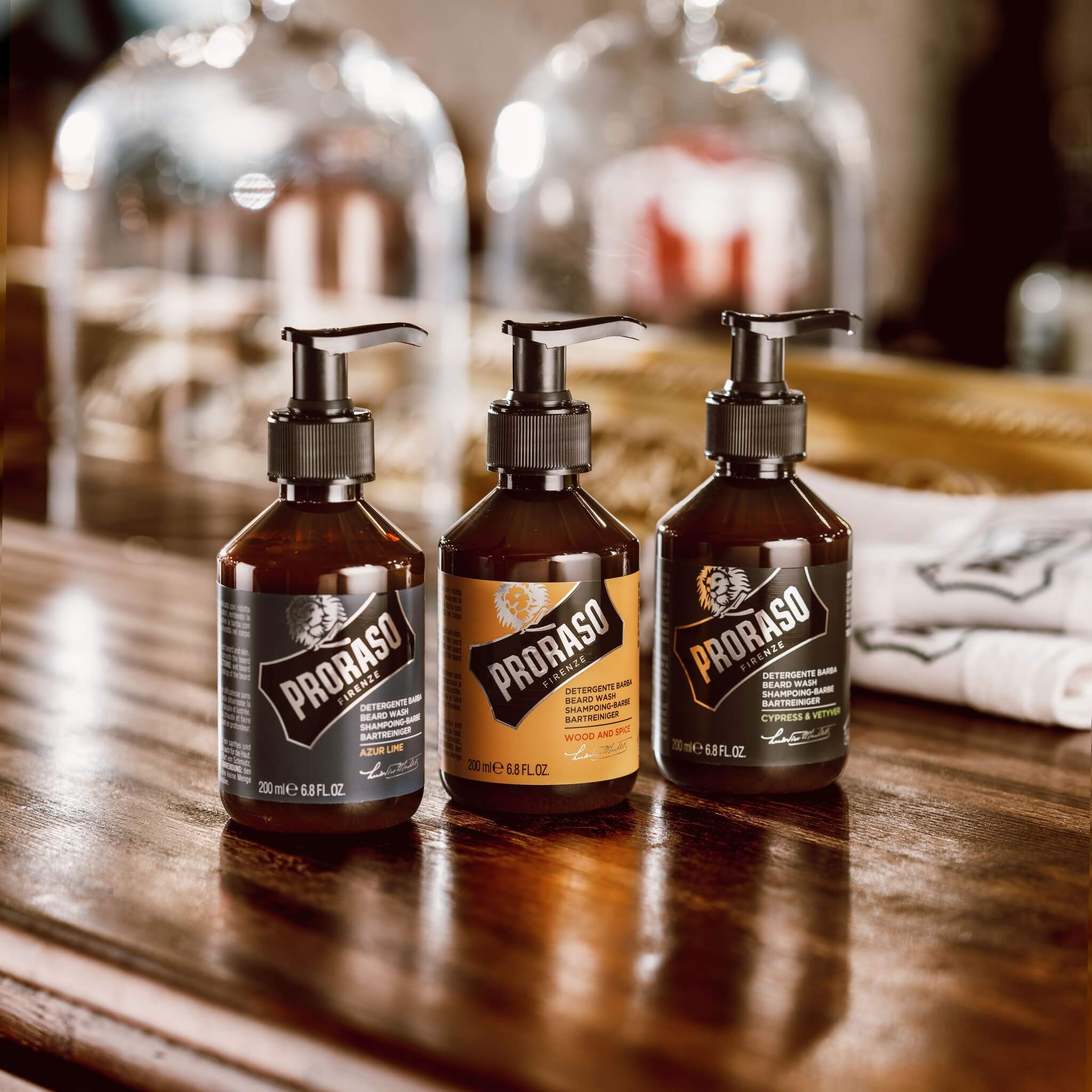Bartshampoo, Cypress & Vetiver, 200 ml.