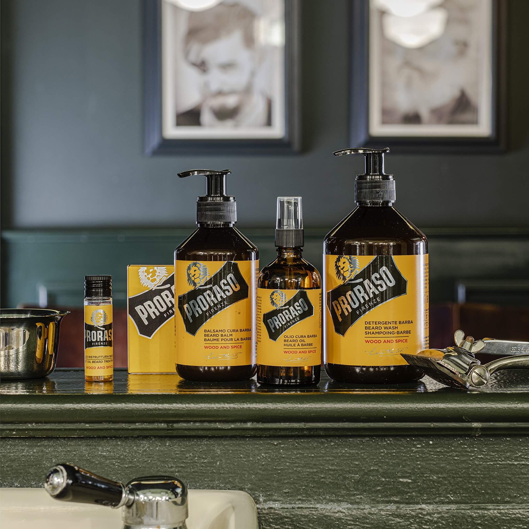 Bartshampoo, Wood & Spice, 500 ml (Salon)
