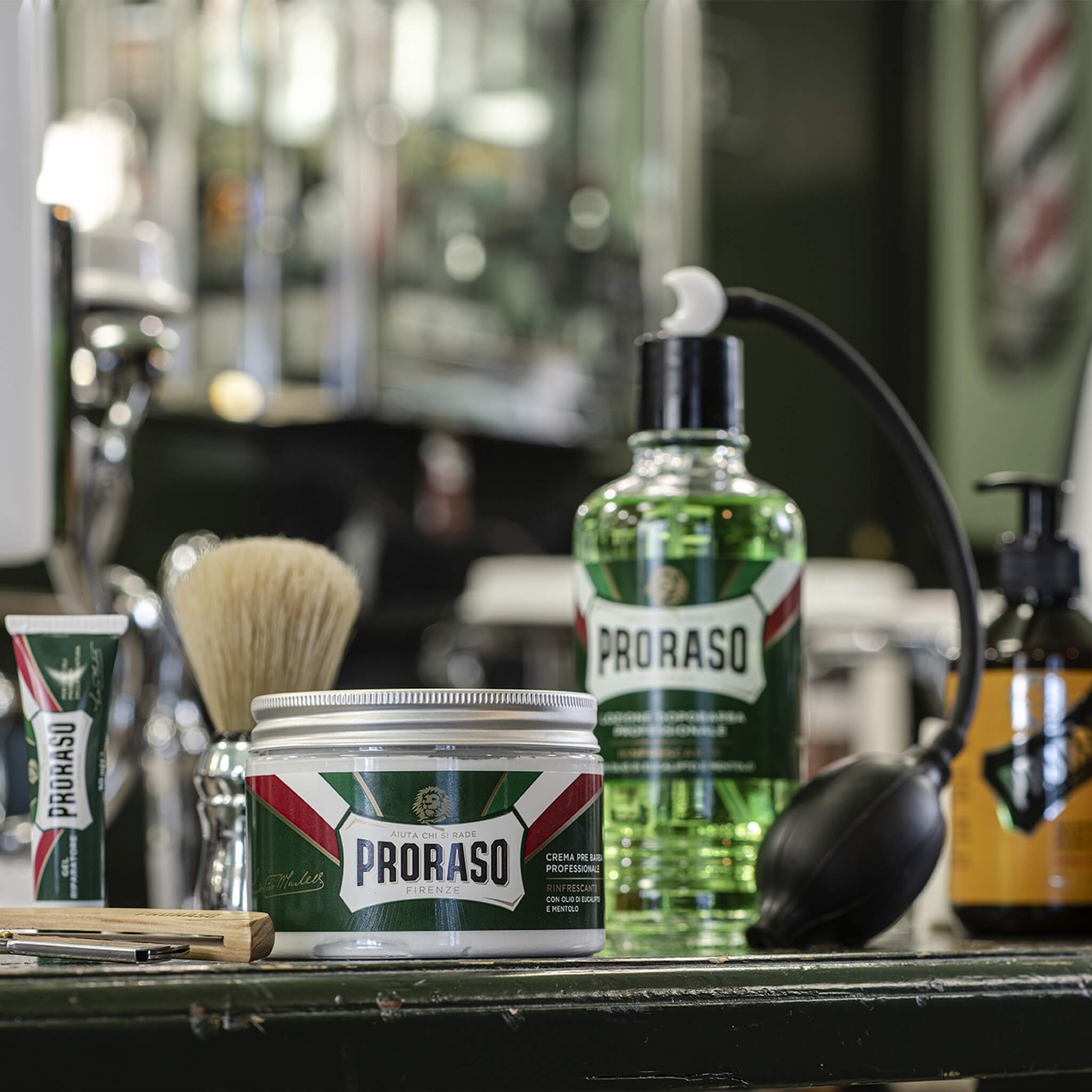Pre-Shave Creme - Refresh, Eukalyptus & Menthol, 300 ml (Salon)