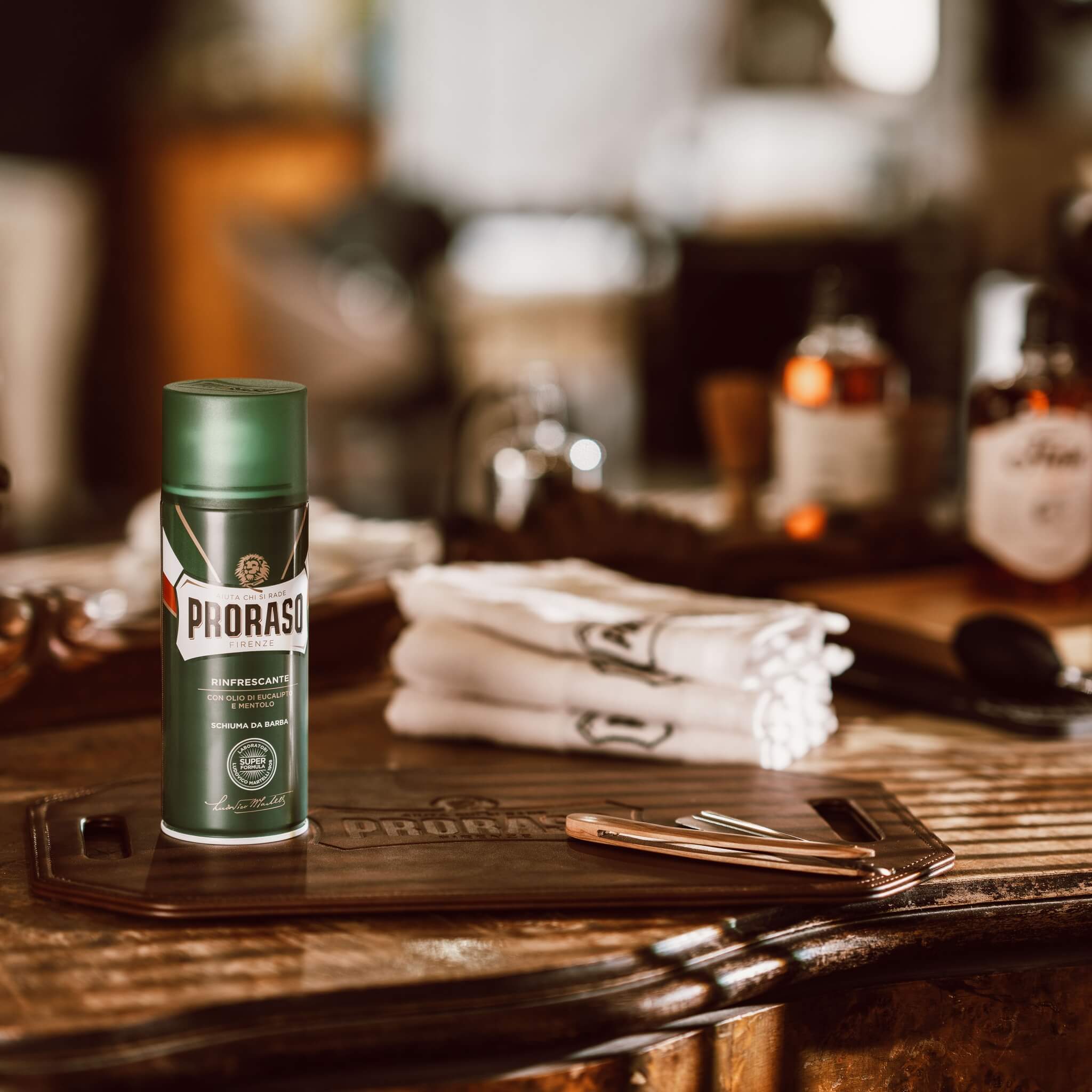 Rasierschaum - Refresh, Eukalyptus & Menthol, 300 ml.