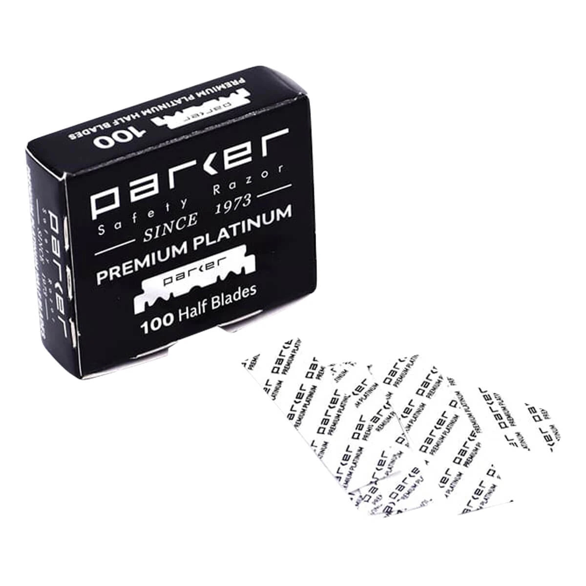 Premium Platin-Halbklingen, 100 Stück.