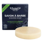 Bio-Sheabutter-Rasierseife, Ecocert, 80 g.