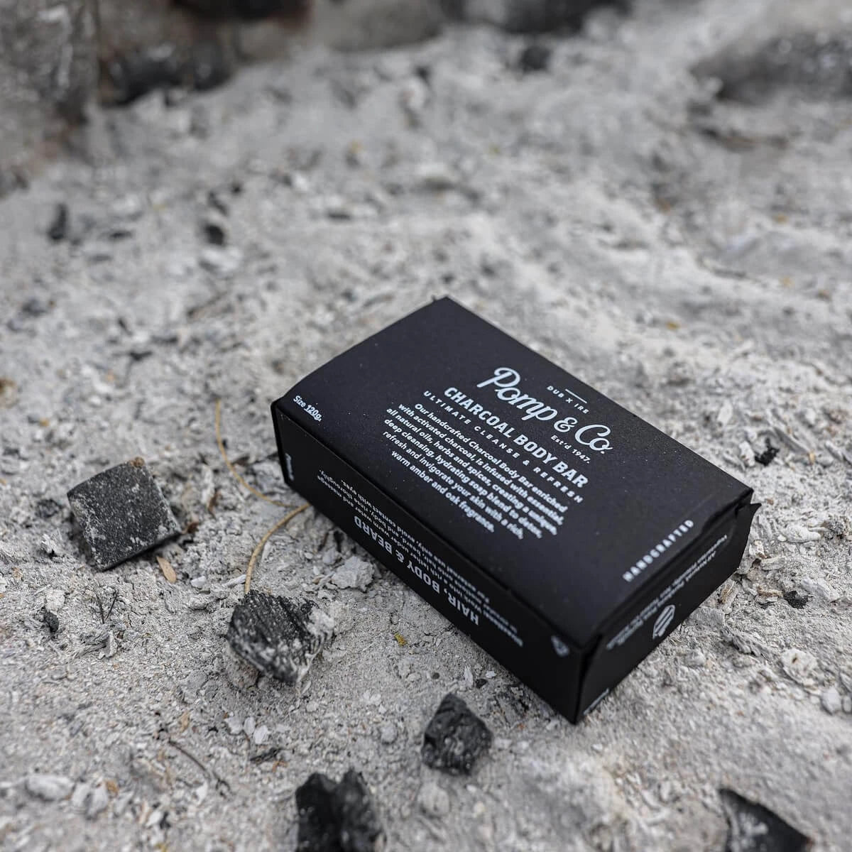 Holzkohle-Bar-Seife, 120 gr.