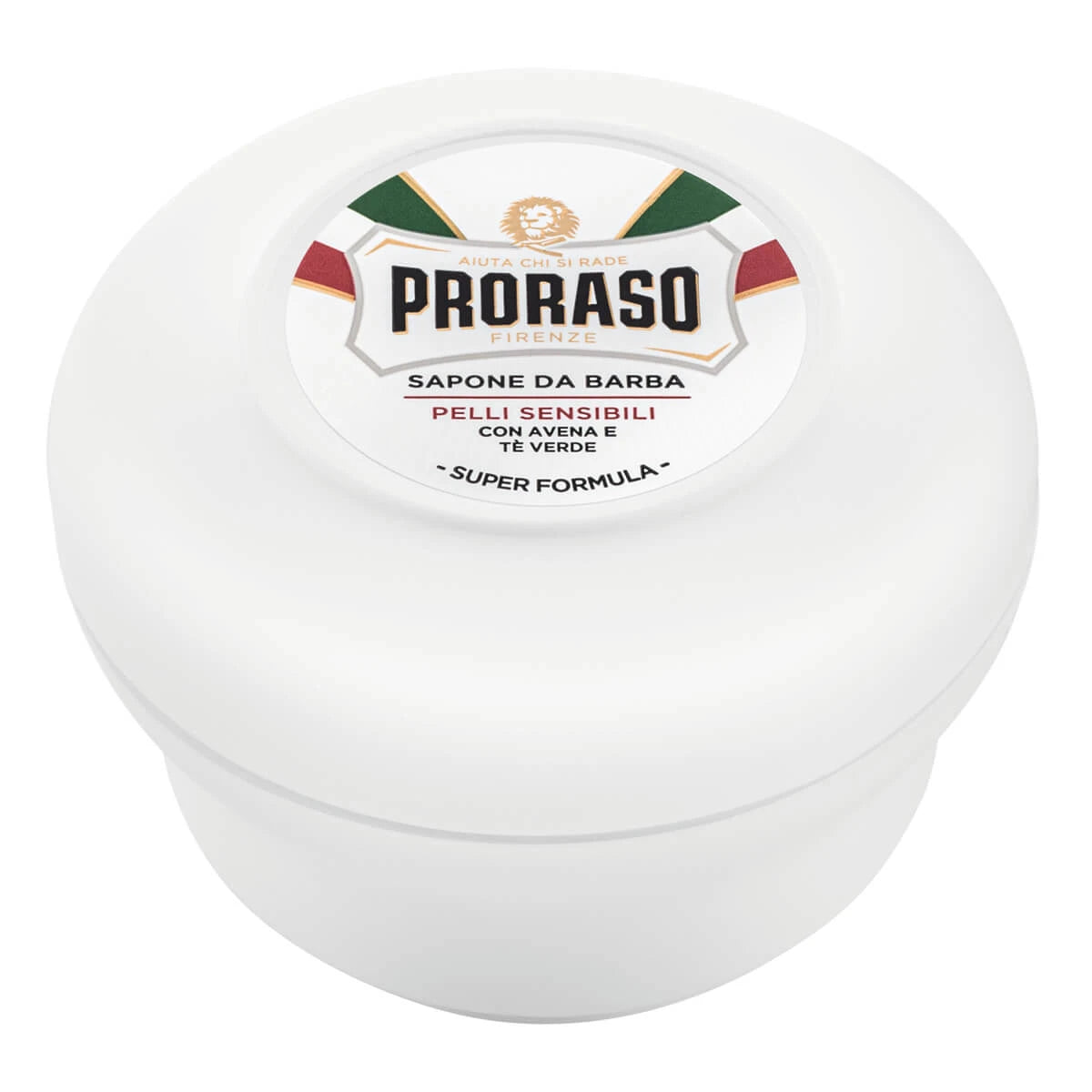 Rasierseife in Schale - Sensitive, Grüner Tee & Hafer, 150 ml.