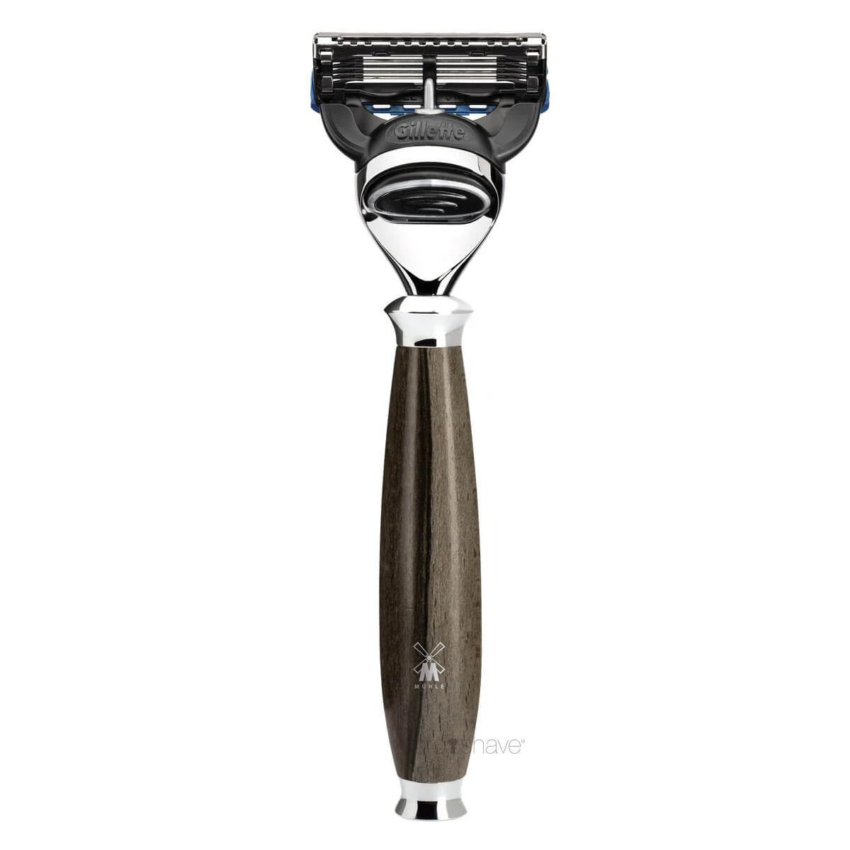 Gillette Fusion Rasierhobel, Purist, Buche genarbt