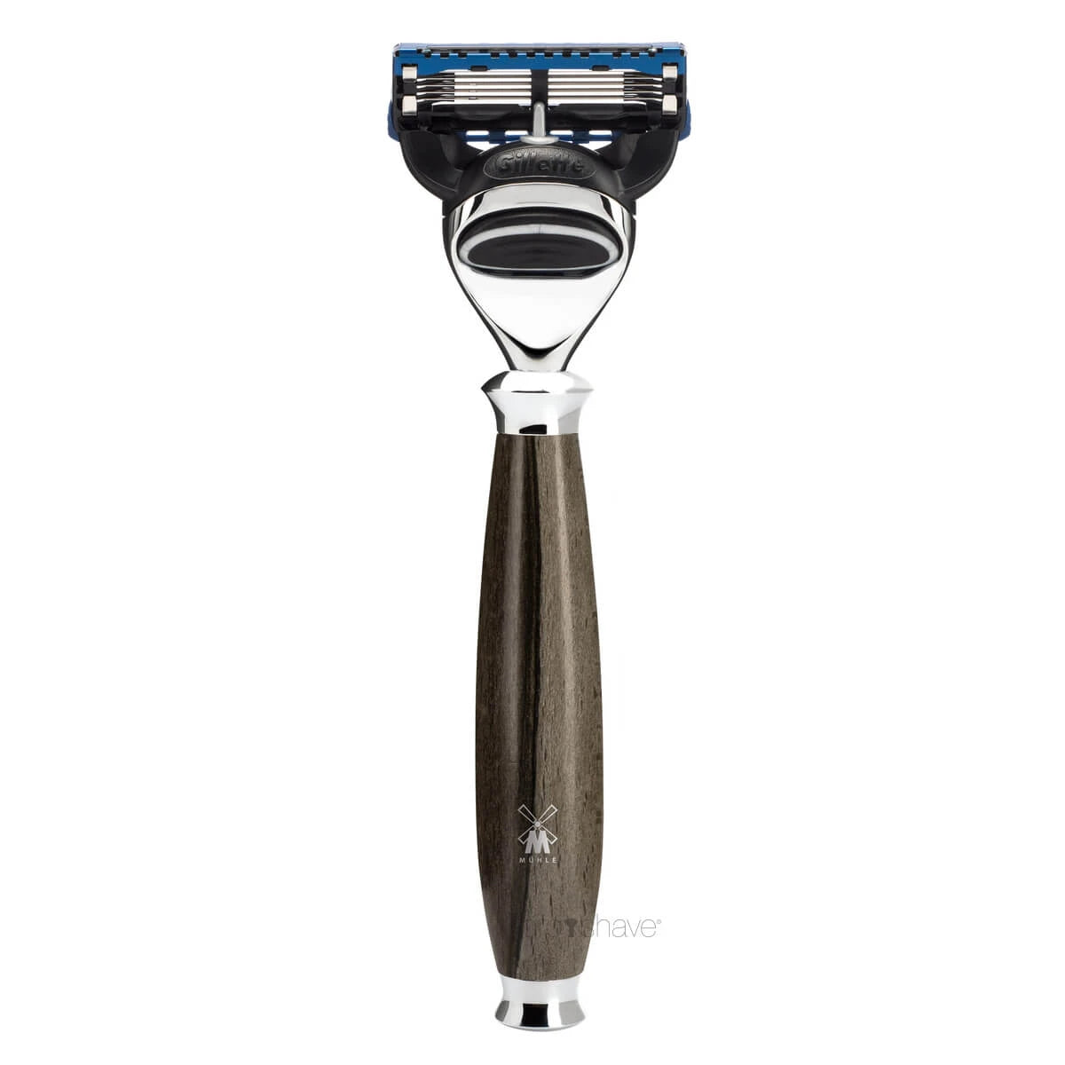 Gillette Fusion Rasierhobel, Purist, Buche genarbt