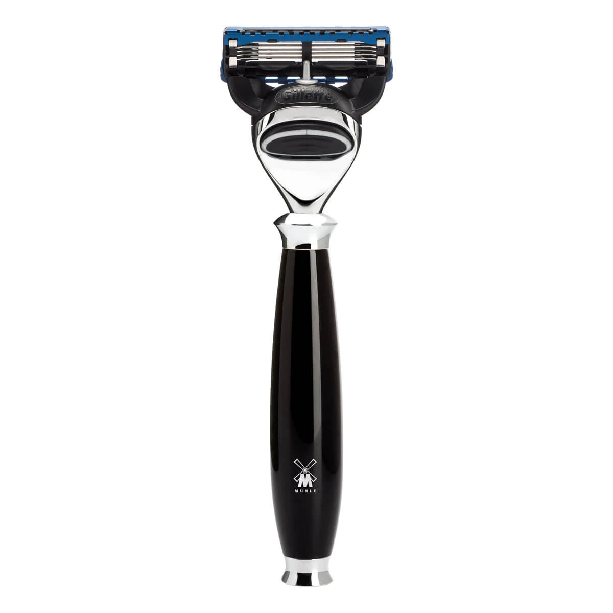 Gillette Fusion Rasierhobel, Purist, Schwarzes Kunstharz