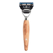 Gillette Fusion Rasierhobel, Kosmo, Olivenholz
